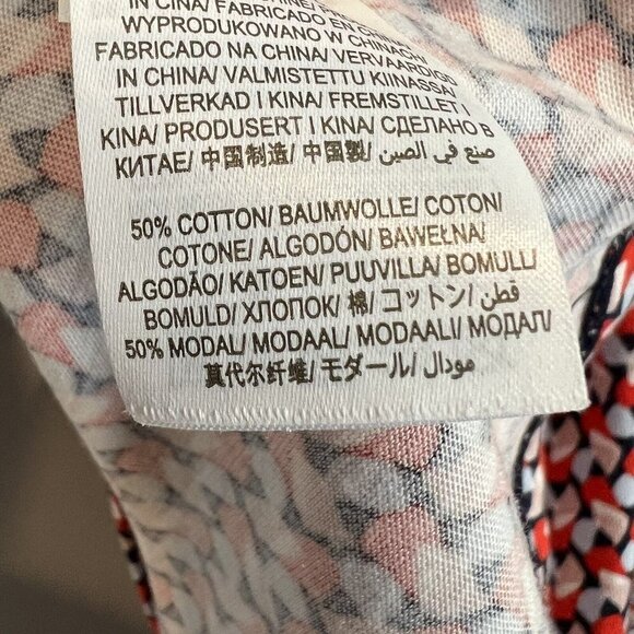 Boden Jersey Shirt Dress Cap Sleeve Buttoned Bodice US Size 4, UK size 8 - Picture 8 of 9